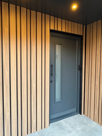 Geprofileerde panelen met houtnerf